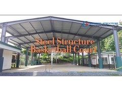 lapangan basket struktur baja