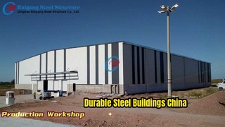 Konstrukcja stalowa Budynek w Chinach Szybka, trwała konstrukcja
