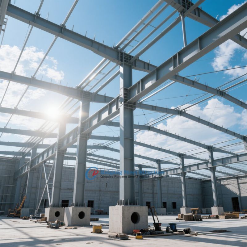Low-maintenance High-strength Steel Structure Godown With Space ...
