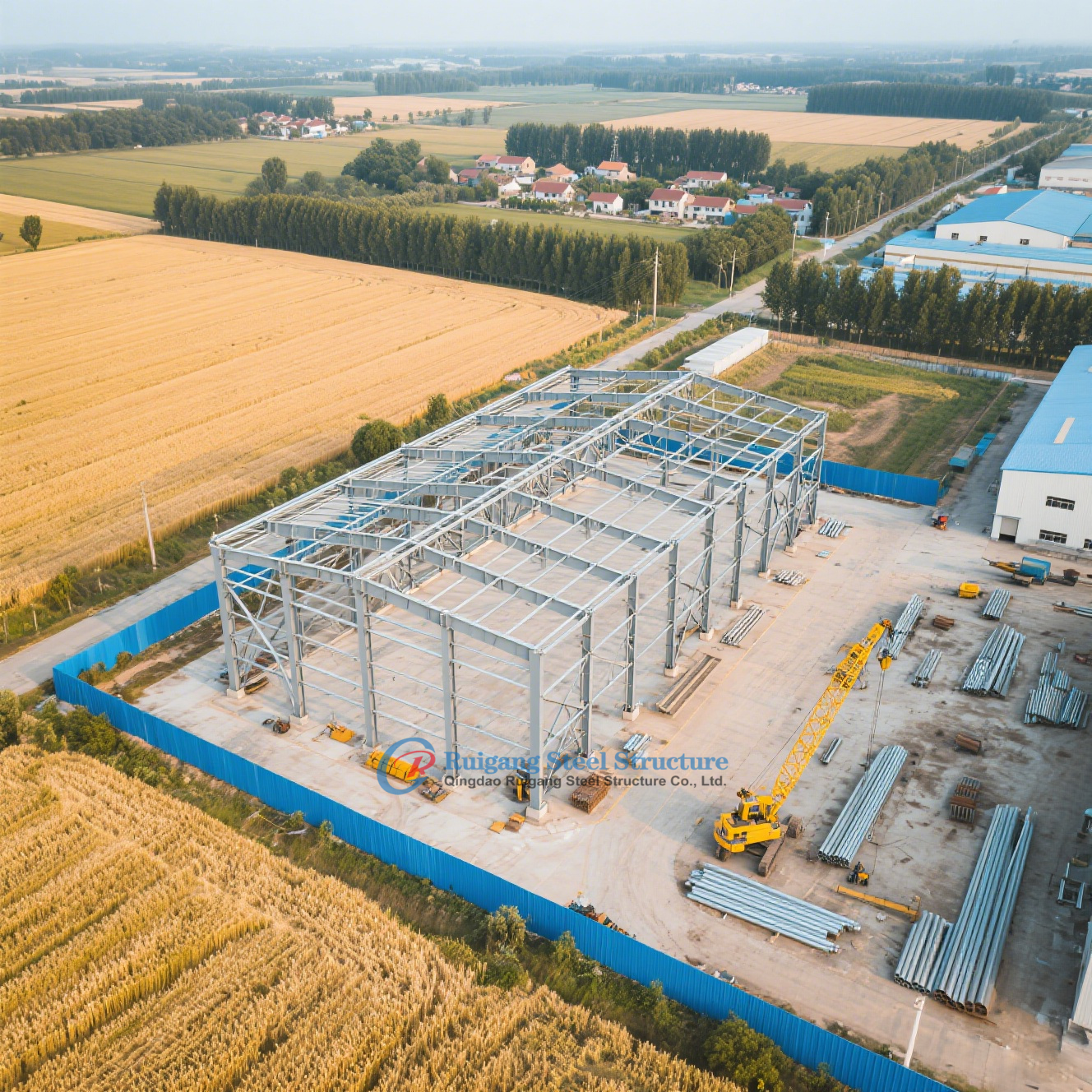 Peb Function Hall Prefabricated PEB Steel Structure Industrial Hall