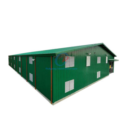 Durable Warehouse Prefabricated Buildings Lightweight Steel Frame Storage Buildings