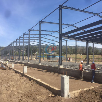 Heavy PEB Steel Building Industrial Steel Structures Pre Engineered Construction