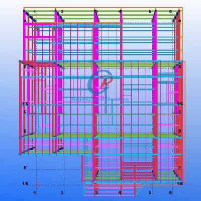 Modern Wide Span Steel Buildings Multi Storey Lightweight Metal Building