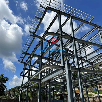Durable Multi-Storey Steel Building System , Commercial Steel Frame Building Construction