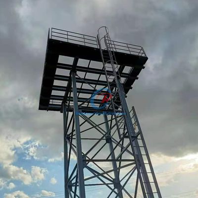 Galvanized Steel Water Tower , Elevated Water Storage Tank Efficient Space Utilization