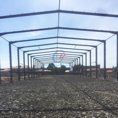 Portable PEB Steel Structure Easy Assembly / Disassembly Sustainable Steel Construction