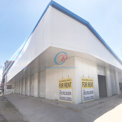 Q235 Q355 Steel PEB Structure , Commercial Steel Structure PEB
