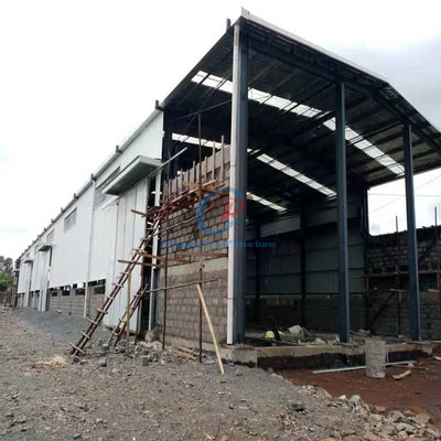 Modern PEB Steel Structure Construction For Industrial / Commercial