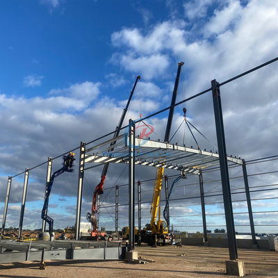 Lightweight Advanced Steel Structure Building , Metal Construction Building