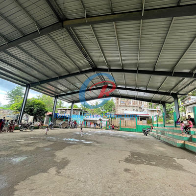 Roof Truss Steel Structure Building , High Durability Steel Sports Hall