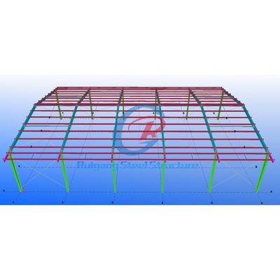 Standard Steel Basketball Court High Durability Steel Warehouse Shed