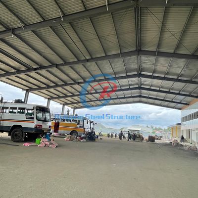 Outdoor Basketball Court Cover , Sturdy Steel Structure Stadium