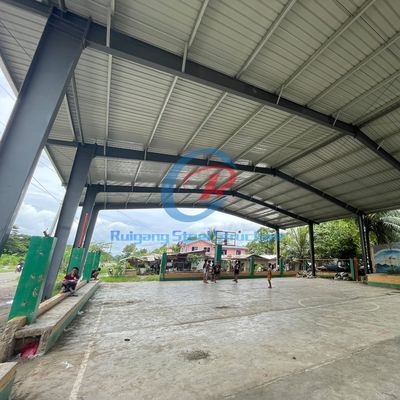 Prefab Large Span Steel Building Basketball Court / Steel Building Space Frame Structure