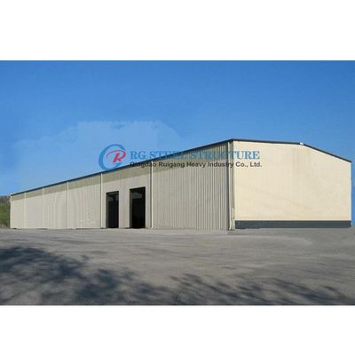 Modern Steel Warehouse Building , Prefabricated Warehouse Steel Structure