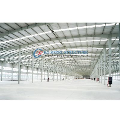 Lightweight Prefab Steel Structure Warehouse Buildings With Coating Cycle Extension