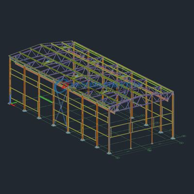 Prefabricated Steel Frame Building Lightweight Prefab Metal Warehouse