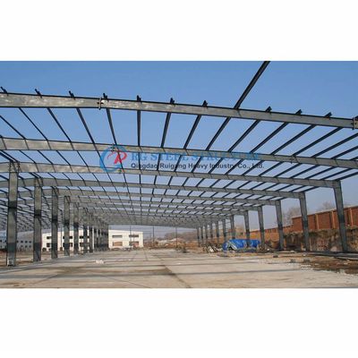 Industrial Steel Structure Warehouse Lightweight With Fire Rated Connection