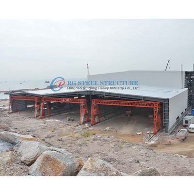 Multi Span Steel Structure Workshop Building , Large Scale Industrial Steel Structure