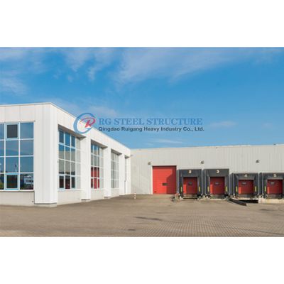 Painted / Galvanised Steel Structure Workshop With Robust Ventilation / Climate Control Systems