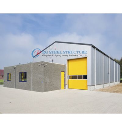 Seismic Resistant Strong Steel Structure Workshop , Modular Steel Buildings Structure