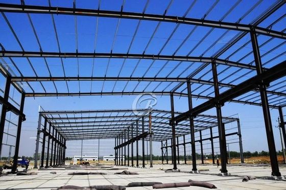 Custom PEB Structural Steel Frame Commercial Building Low Maintenance