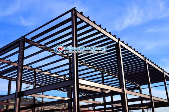 Welded Metal Building Construction Pre Engineered Prefabricated Steel Structure Workshop