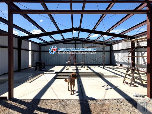 Galvanization Prefab Steel Frame Steel Structure Building Light Industrial Factory