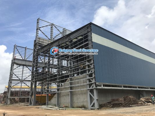 AWS Peb Steel Structure Workshop Drawing Prefabricated Office Building Industrial Warehouse