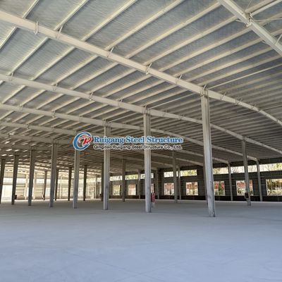 Galvanized Or Painted Surface Customized Steel Structure Warehouse For Construction