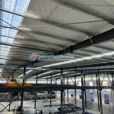 Painted Prefab Steel Structure Warehouse Construction Building