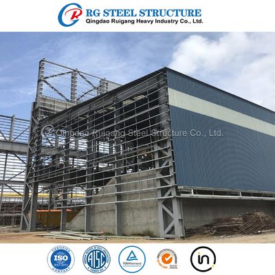 Light Steel Structure Prefabricated Commercial Office Building Construction Prefab Metal Frame Warehouse