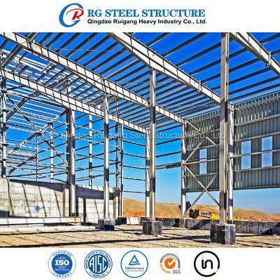 Prefabricated Metal Building Light Steel Structure Office Warehouse For Customization