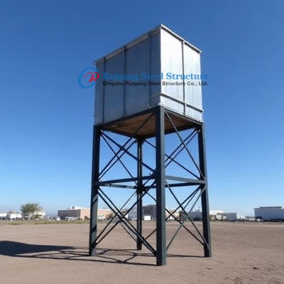 Galvanized Steel Structure Water Tank Tower Stand For 10000 Litre Water Tank In Africa