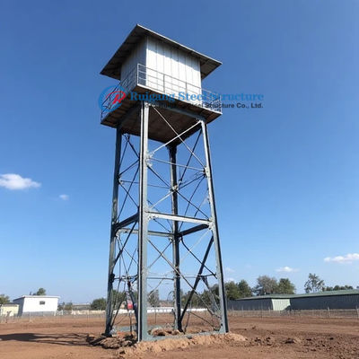 Hot Dip Galvanized Steel Frame Structure Rain Water tank Stand Tower For Africa Prefabricated Metal Building