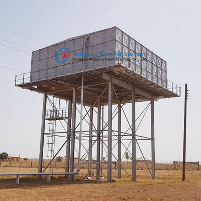 High Quality Steel Structure Stand Water Tank Or Reliance Tank With Elevated Tank Tower Customized Designed 