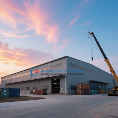 Modular & Prefabricated Steel Structure Building Of Light Steel Structure Warehouse Durable Stereoscopic Factory