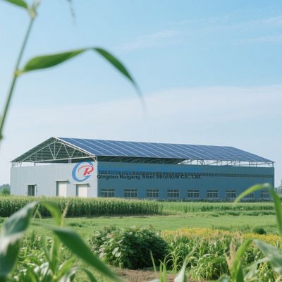 Pre Engineered Steel Structure Warehouse with Modern / Contemporary Aesthetics
