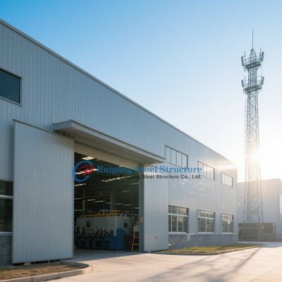 Lightweight Durable Galvanized Steel Structure Warehouse with Modern Contemporary Aesthetics