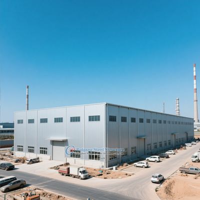 Customized Prefabricated Steel Structure Warehouse Building With Insulated Panels And Light Steel