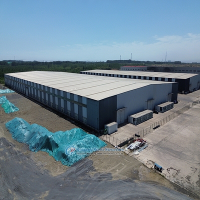 Custom Steel Structure Warehouse with Concrete Foundation