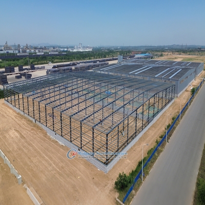 Custom Steel Structure Warehouse with Sliding Doors - 50+ Year Lifespan