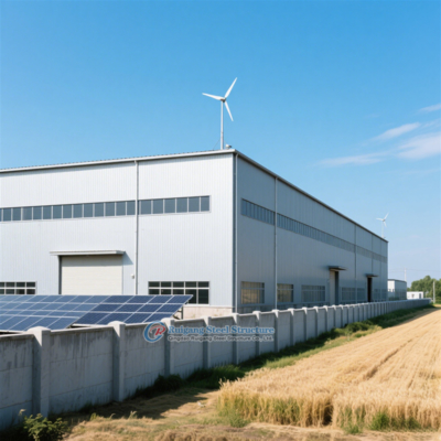 Custom Steel Structure Warehouse with Galvanized or Painted Finish
