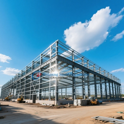 Factory Direct Prefabricated Steel Structure Building For Workshop With Insulated Wall