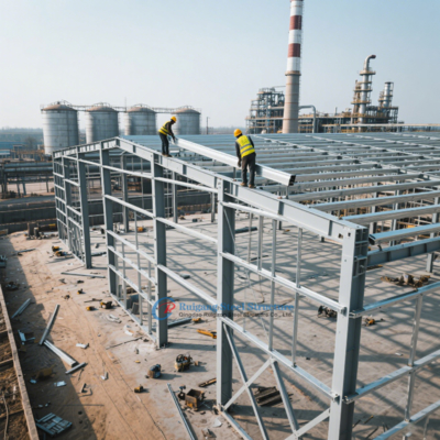 Pre-Engineered Prefab Prefabricated Steel Structure Plant Industrial Factory Construction