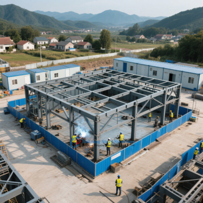Large Span Prefabricated Steel Structure Industrial Building
