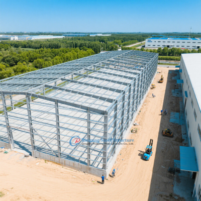Pre-Engineered PEB Steel Structure Building For Workshop 