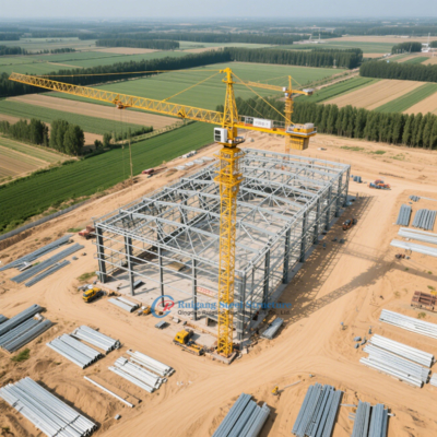 Pre-Engineered PEB Steel Structure Factory Building With High Quality Light Steel Frame And Insulated Panels