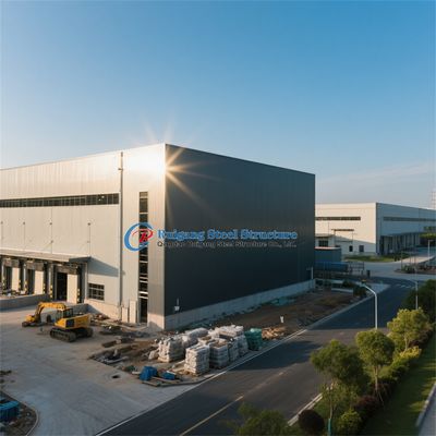 Safety Lightweight Steel Building Q355 S355B Steel Frame Factory