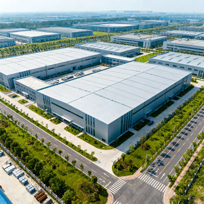 PEB Steel Structure Building with Wind Load Up to 300 km/h Hot-dip Galvanization and Bolted or Welded Connection