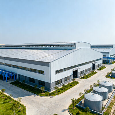 Wind Load Resistant PEB Steel Structure with Hot-dip Galvanization and Bolted or Welded Connection for Industrial and Commercial Use